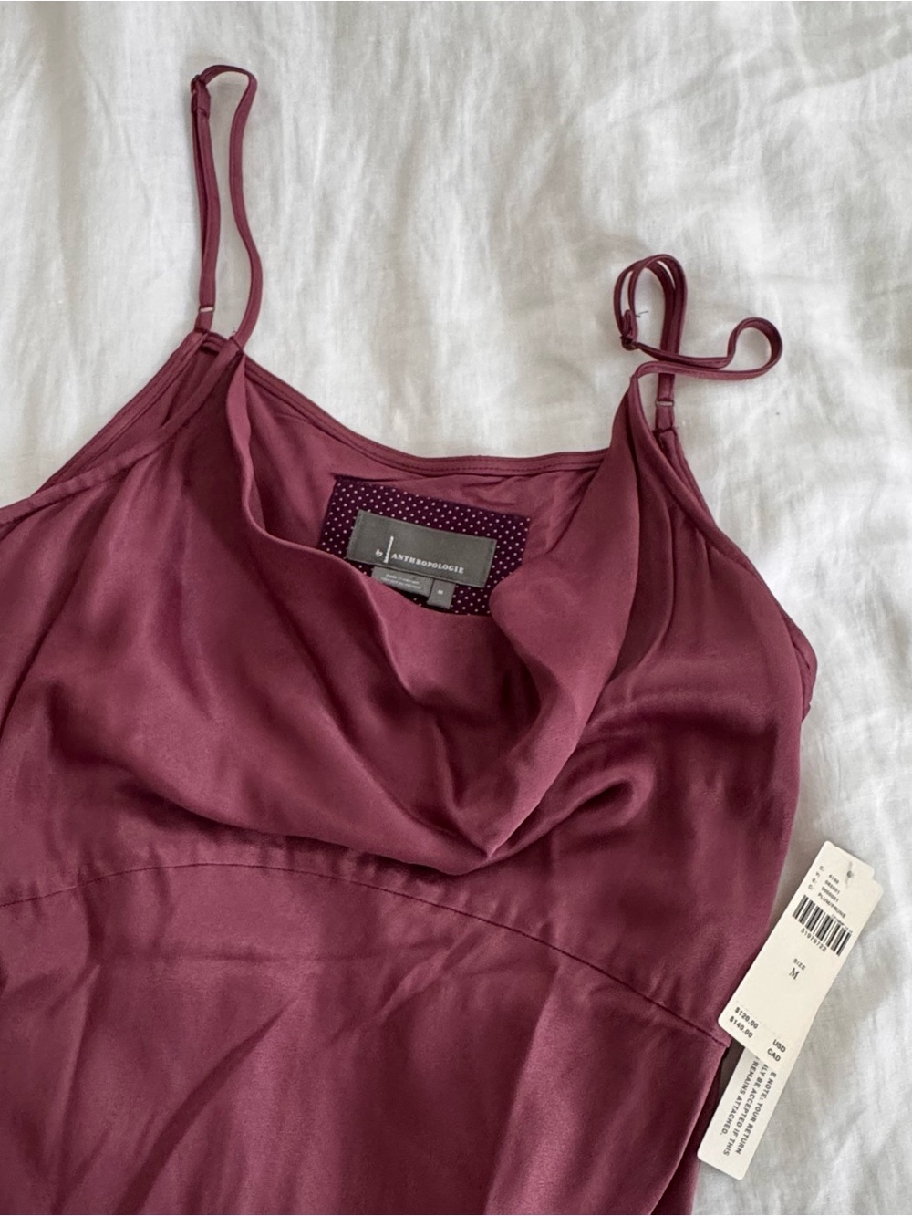 NWT Anthropologie Silk Slip Dress - Picture 2 of 4